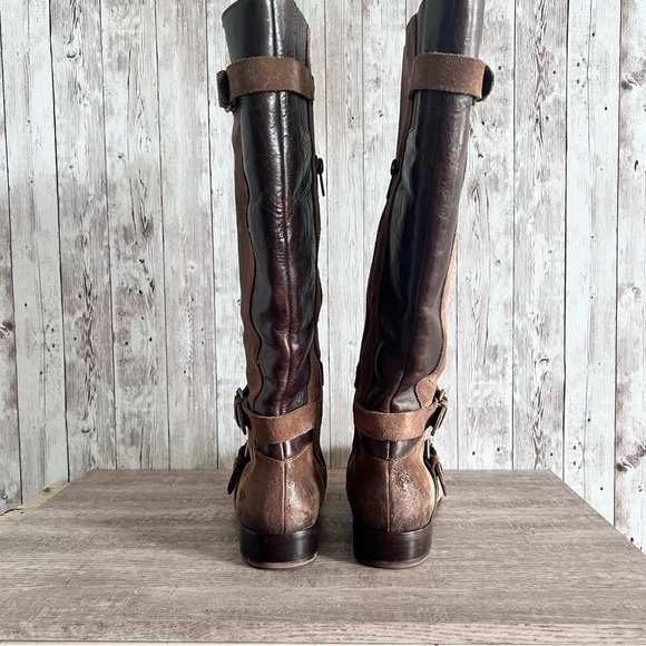 UGG Women’s Cydnee Leather and Suede Tall Boots Size 8 - Picture 9 of 11